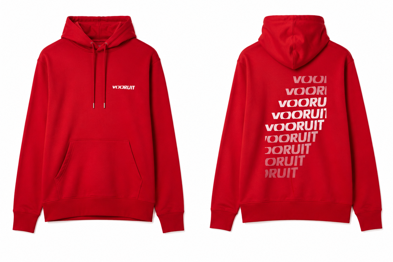 Hoodie Recidive - rood